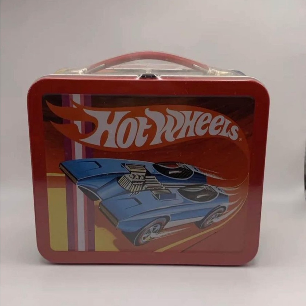New Sealed Vintage HALLMARK School Days "Hot Wheels" MINI LUNCHBOX Metal I1 🚨